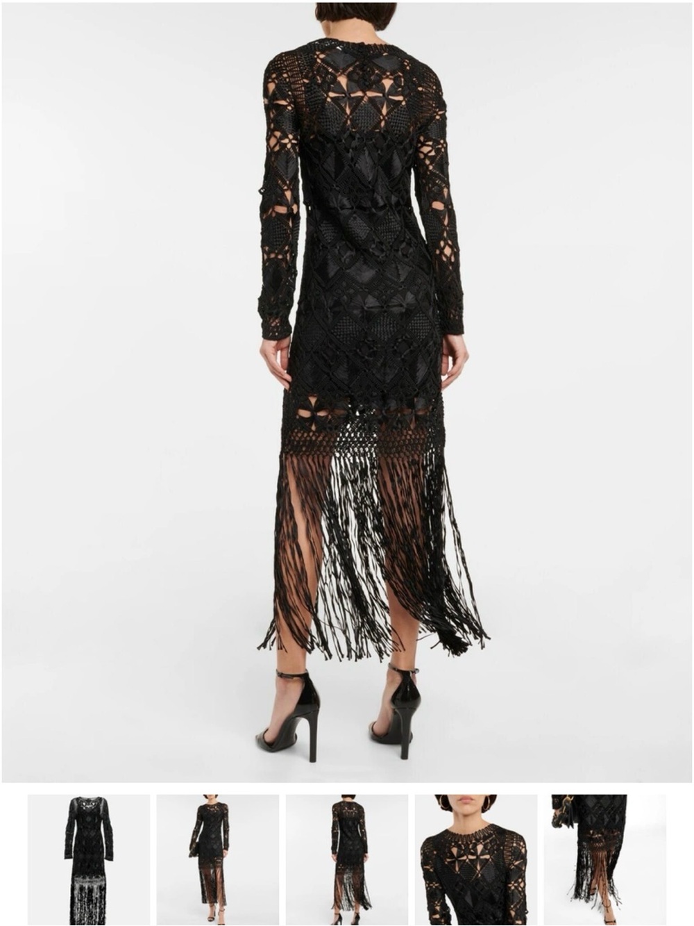 Zimmermann - Kaleidoscope macramé midi dress